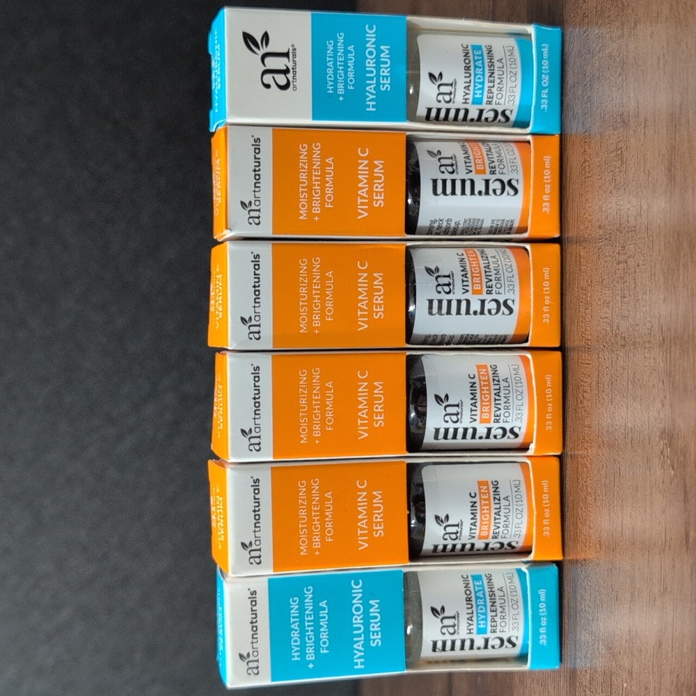 Art Naturals Vitamin C Serum & Hyaluronic   Serum 10ml Each 6 Pack